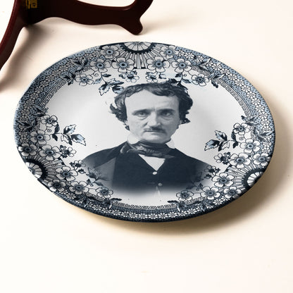 Vintage Horror Ceramic Plate – Edgar Allan Poe