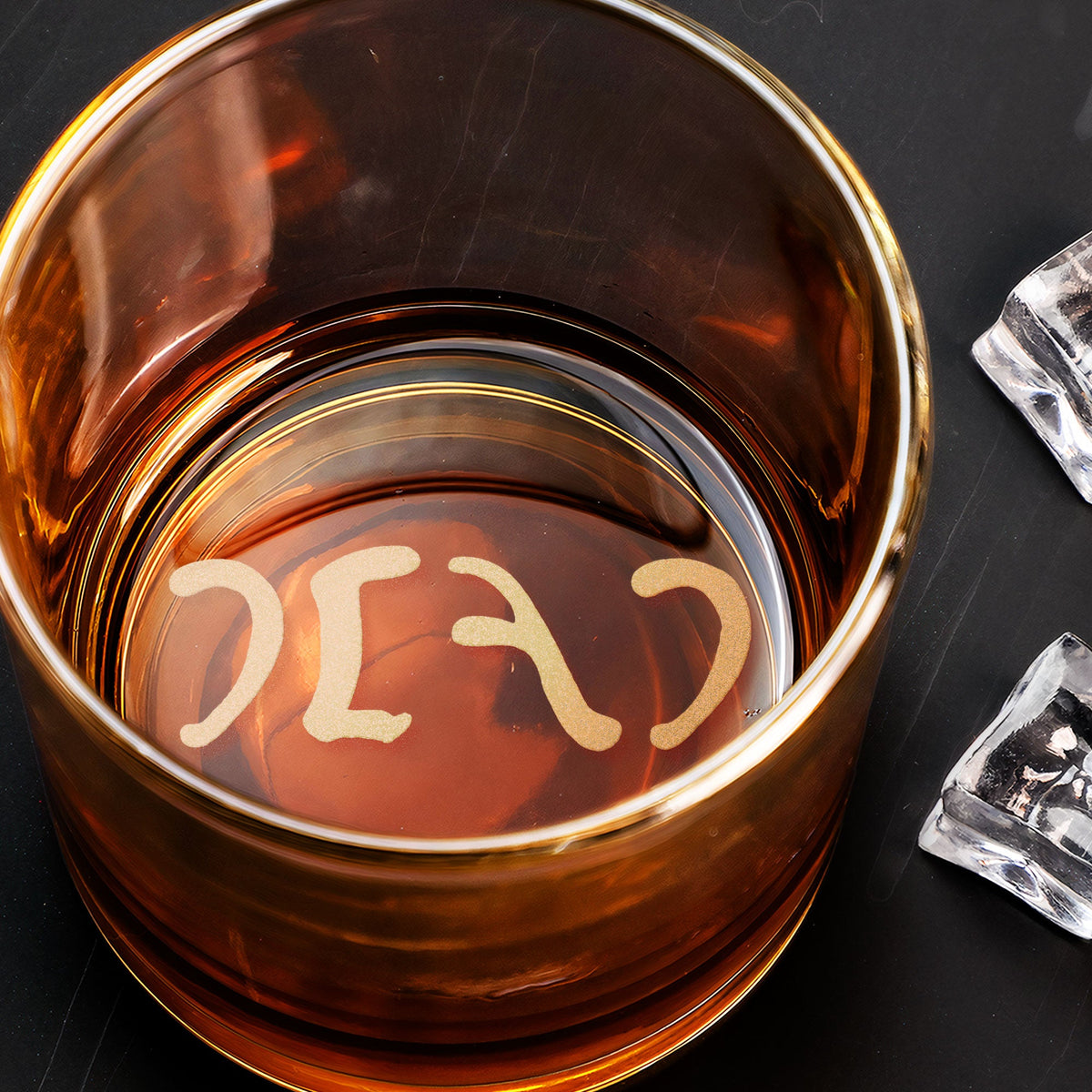 Grateful Dead Dead Egypt Design Engraved Whiskey Glass - Multiple Designs Available (With Gift Box)