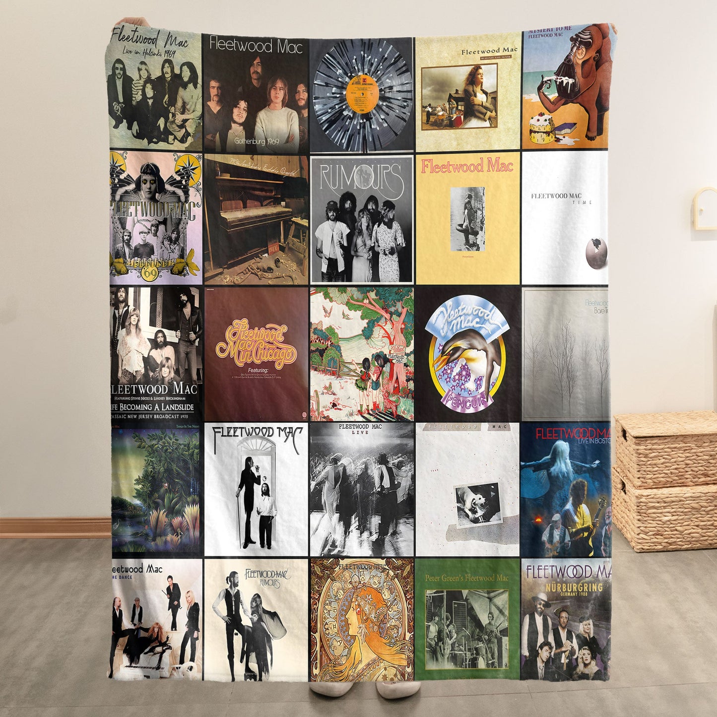 Fleetwood Mac Sherpa Blanket – Warmth Wrapped in Legendary Album Art
