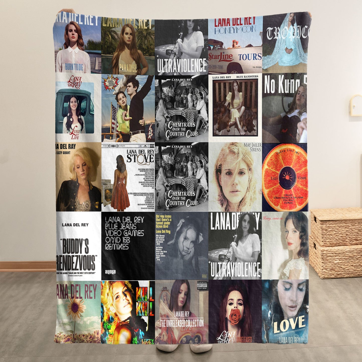 Lana Del Rey Sherpa Blanket – A Nostalgic Indie-Pop Tribute for True Fans