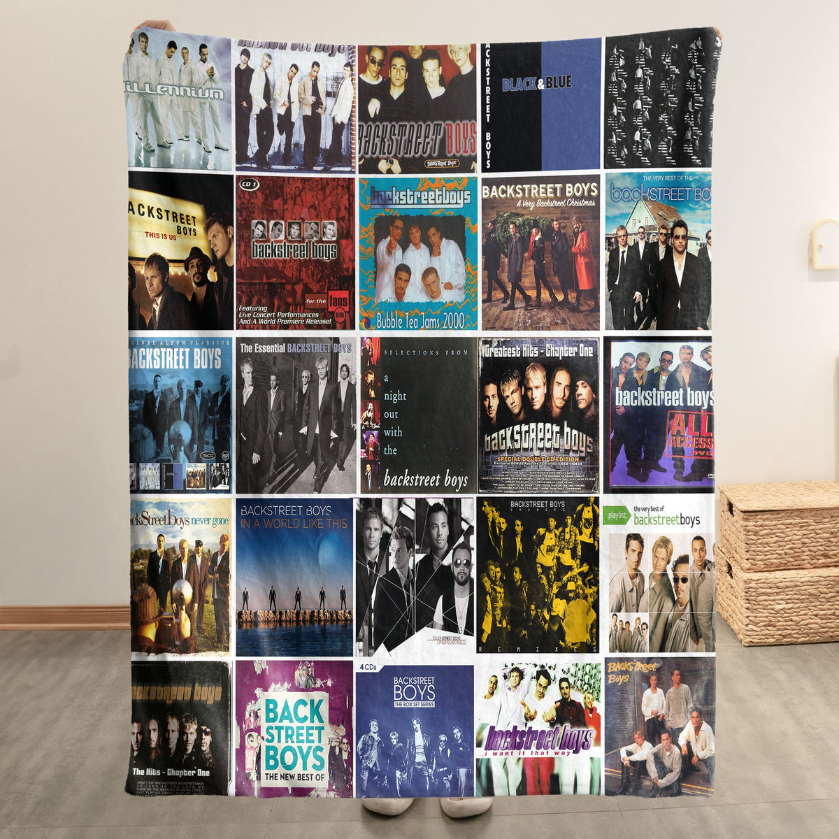 Backstreet Boys Sherpa Blanket – A Nostalgic Tribute to Pop’s Golden Era