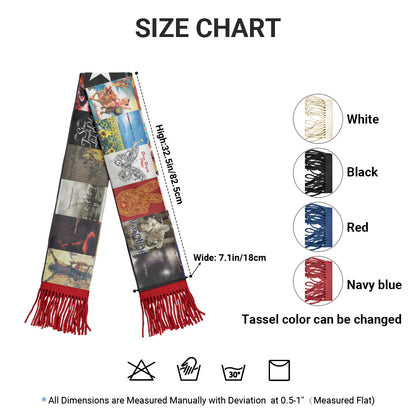 Stone Temple Pilots Album Collage Scarf – Grunge Rock Fan Gift