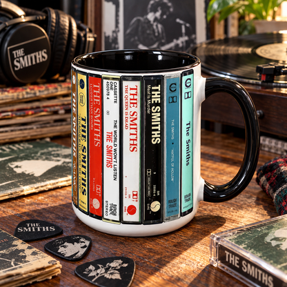 The Smiths Mug, Retro Cassette Tape Coffee Cup, Alternative Rock Album Collection Mug, 80s Music Fan Gift