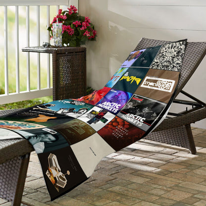 Arctic Monkeys Beach Towel – Album Cover Collage Classic Rock Towel