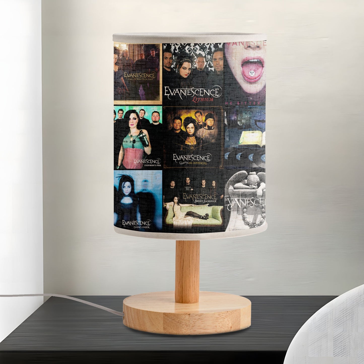 ?? Evanescence Album Art Lamp – Gothic Elegance & Luminous Emotion