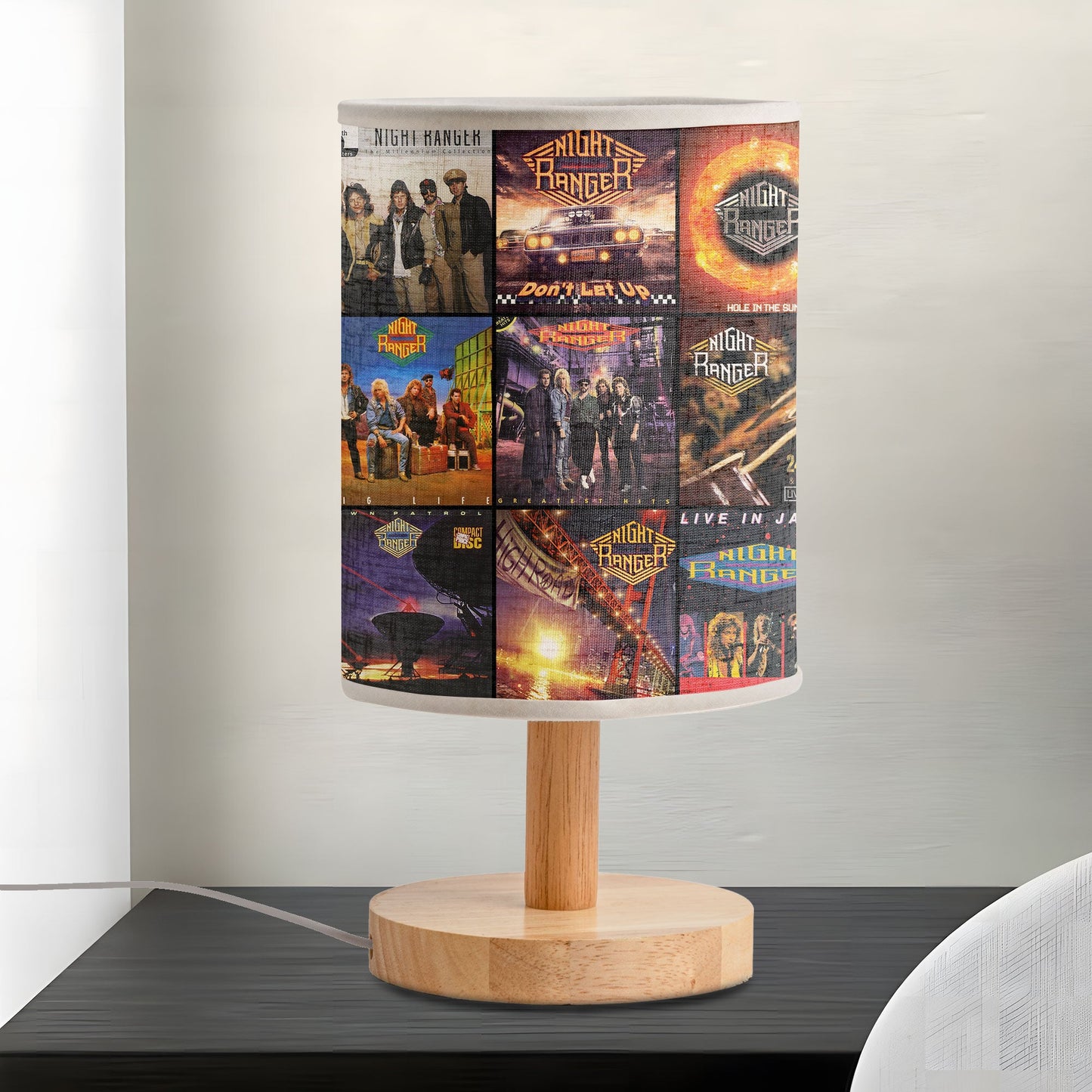 Night Ranger Fabric Lamp – Arena Rock in a Warm Glow ???