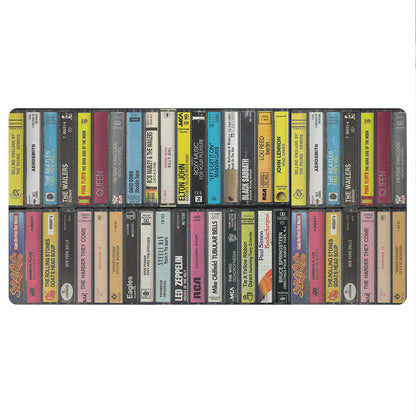 Retro 1973 Music Print Desk Mat – Non-slip Home Office Gift Keyboard Pad Birthday Gift For Music Lovers