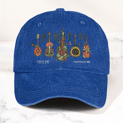 Billy Strings BMFS Asheville NC Concert Graphic Music Merch Denim Cap – Retro Vintage Dad Cap Gift For Dad (With Box)