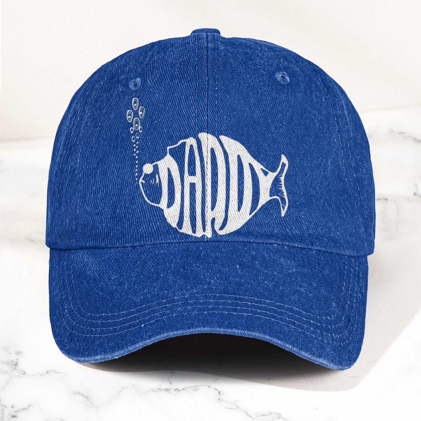 Phish Daddy Fish Logo Denim Cap – Retro Music Fan Concert Cap Gift For Dad Father's Day (With Box)
