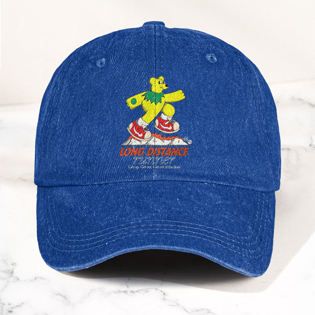 Long Distance Runner Denim Cap – Grateful Dead Merch Dad Hat (With Box)