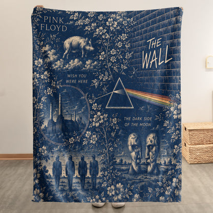 Pink Floyd Sherpa Blanket – The Dark Side Of The Moon Vintage Blanket