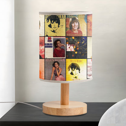 Helen Reddy Albums Fabric Lamp – The Voice of Empowerment and Grace