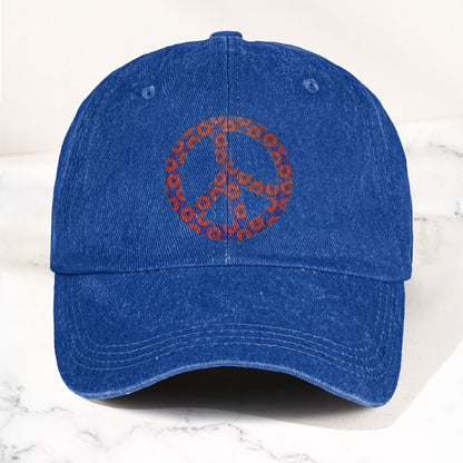 Phish Donut Peace Sign Denim Cap – Retro Music Phish Cap Gift For Dad (With Box)