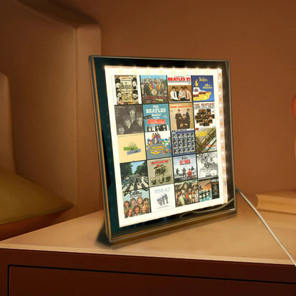 The Beatles Acrylic Light Mirror – Dual-Mode Music Legend Gift
