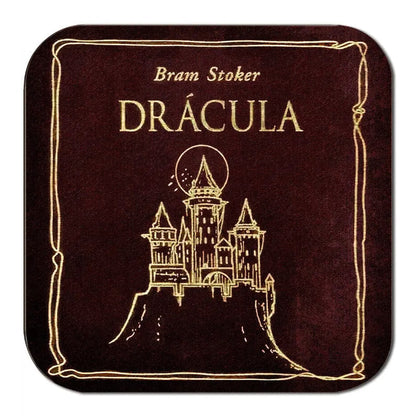 Halloween Gothic Literature Coaster Collection – Classic Horror Book Covers