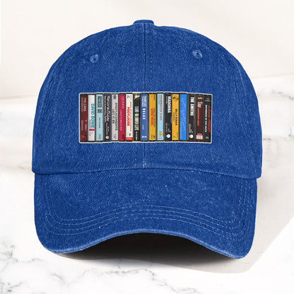 The Beatles Denim Dad Cap – Cassette Album Collection Design ( With BOX)