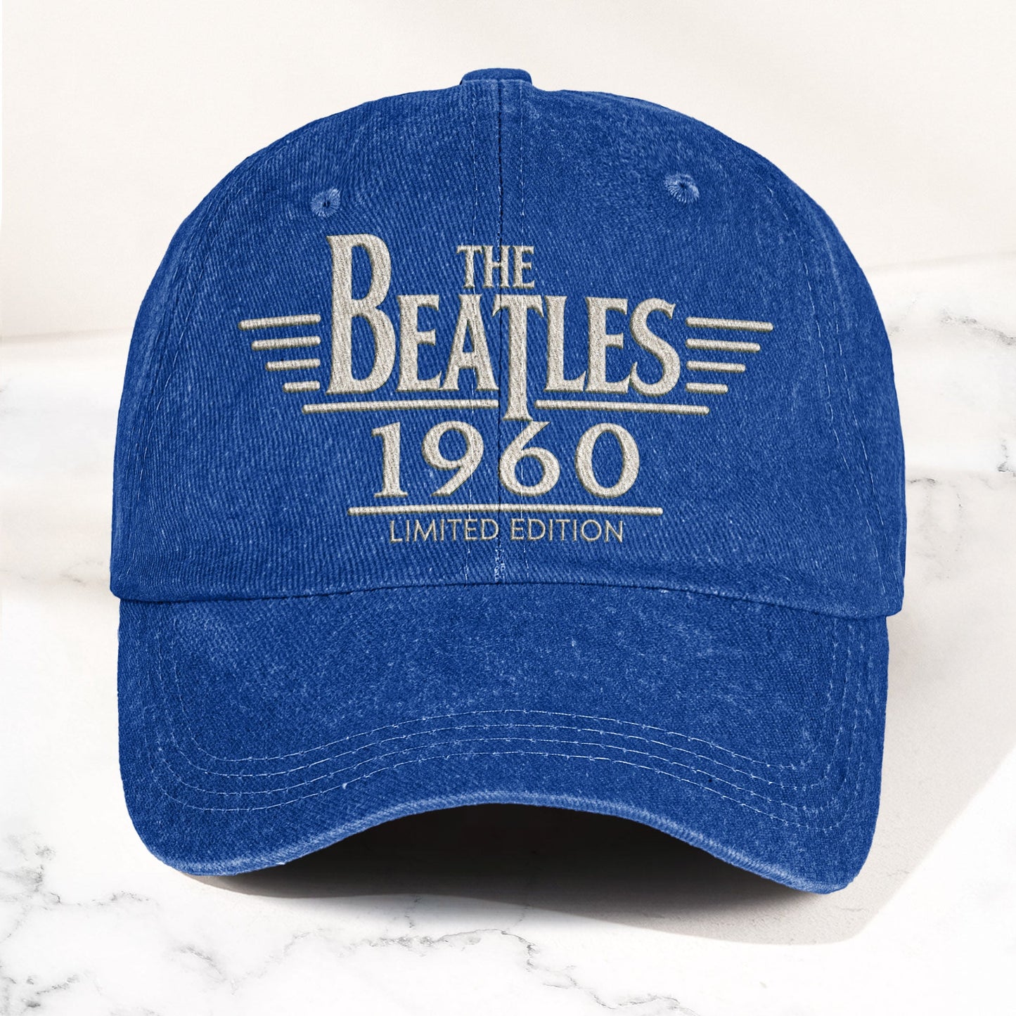 The Beatles 1960 Denim Cap – Vintage Dad Cap Gift For Dad (With Box)