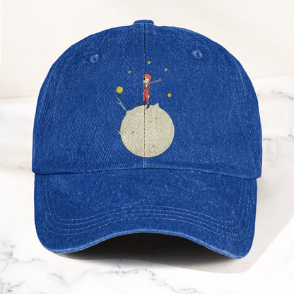 Ziggy Stardust Denim Dad Cap – Retro David Bowie Merch Design (With BOX)