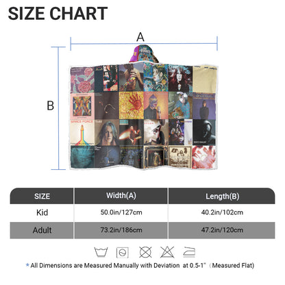 Todd Rundgren Album Art Wearable Hooded Blanket – Classic Rock Fan Gift