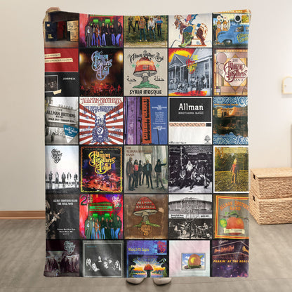 Allman Brothers Band Sherpa Blanket – A Warm Southern Rock Tribute