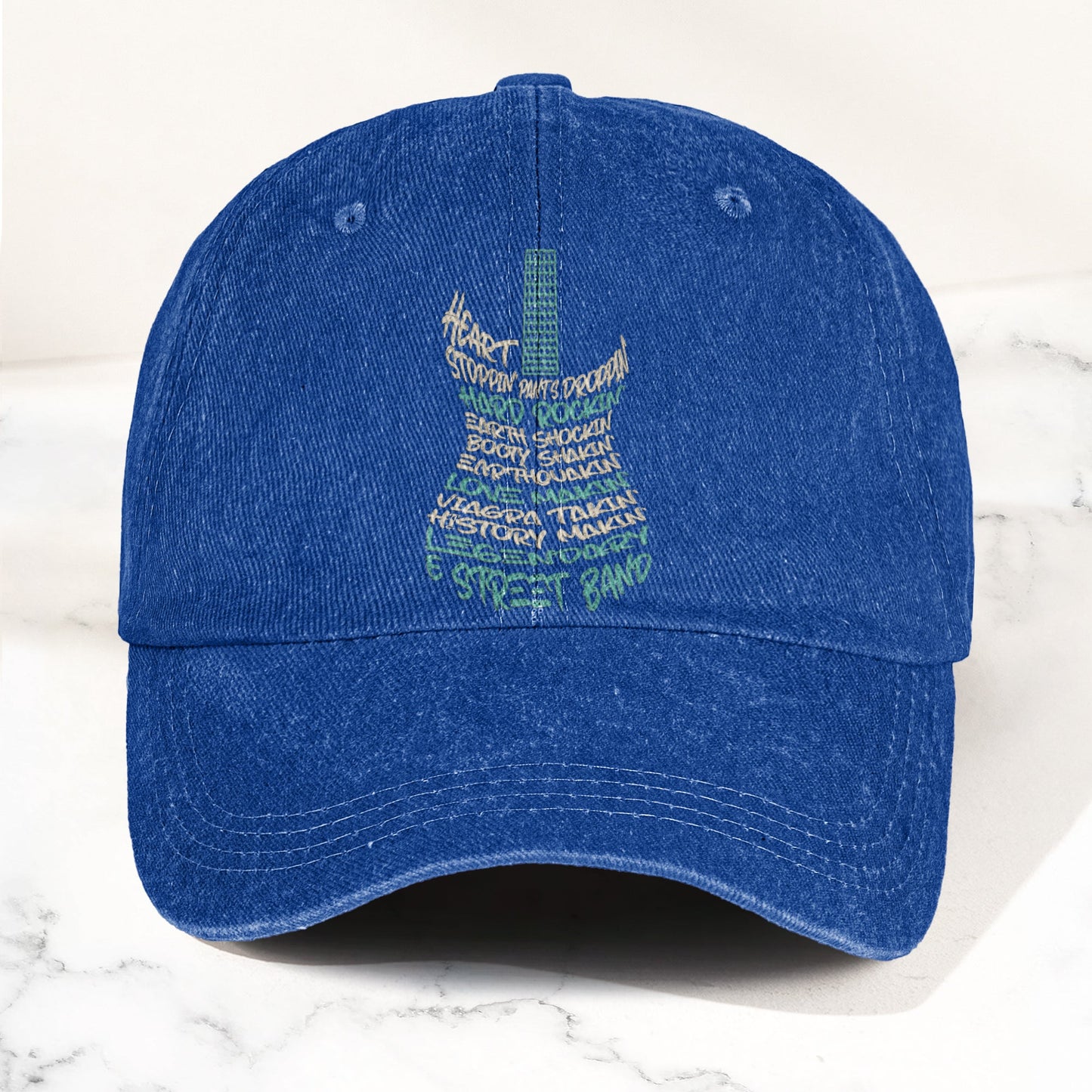 Bruce Springsteen and E Street Band Denim Cap – Retro Rock Music Fan Cap (With Box)