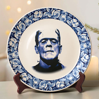 Vintage Horror Ceramic Plate – Frankenstein’s Monster