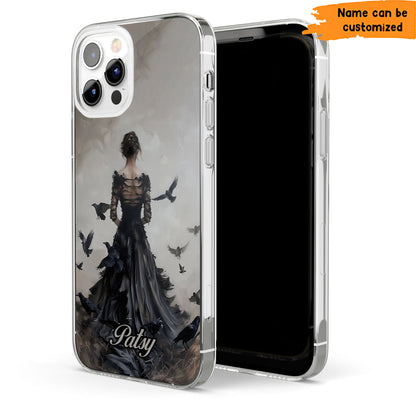 Lady of Ravens Phone Case – Gothic Poe Inspired