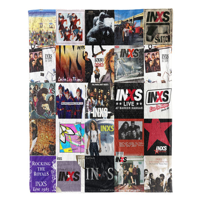 INXS Sherpa Blanket – A Retro Album Cover Tribute for True Fans