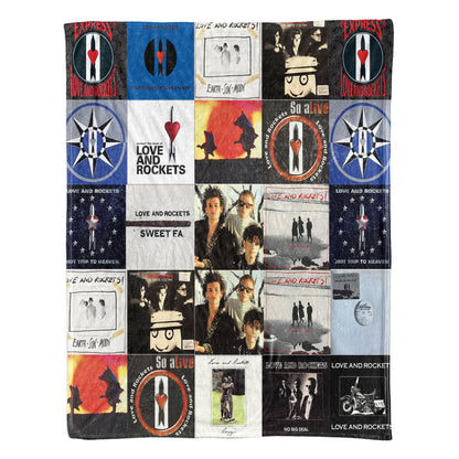 Love and Rockets Sherpa Blanket – A Darkwave & Alt-Rock Tribute for True Fans