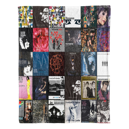 Siouxsie & The Banshees Sherpa Blanket – A Gothic Post-Punk Legacy in Every Stitch
