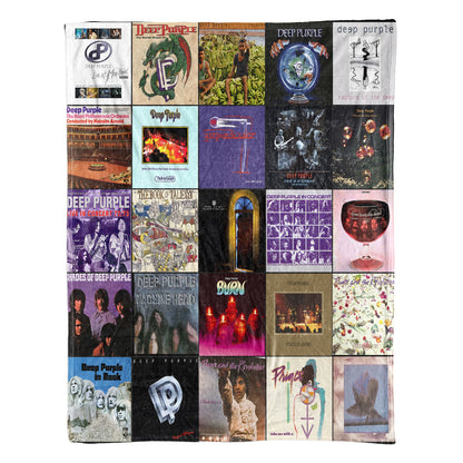Deep Purple Sherpa Blanket – Classic Rock Warmth for True Legends Fans