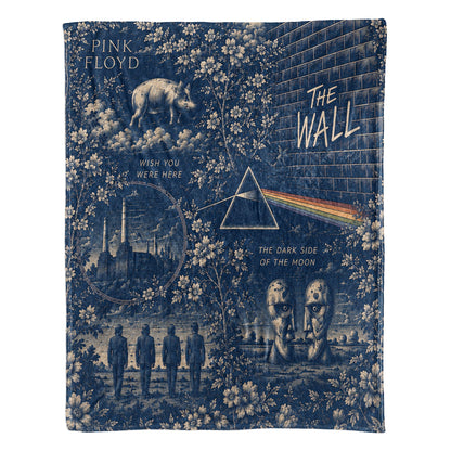 Pink Floyd Sherpa Blanket – The Dark Side Of The Moon Vintage Blanket