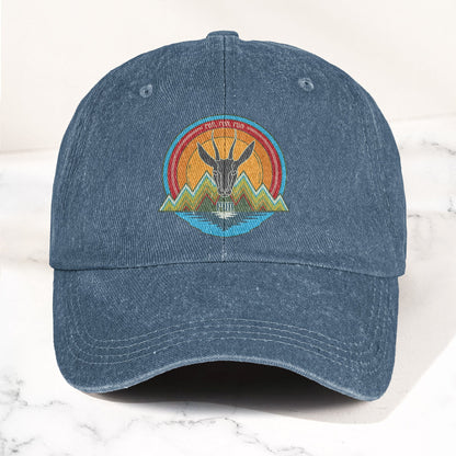 Phish Antelope Run Logo Denim Cap – Retro Music Phish Cap Gift For Dad (With Box)