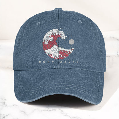 Phish Ruby Waves Denim Cap – Retro Music Phish Cap Gift For Dad (With Box)