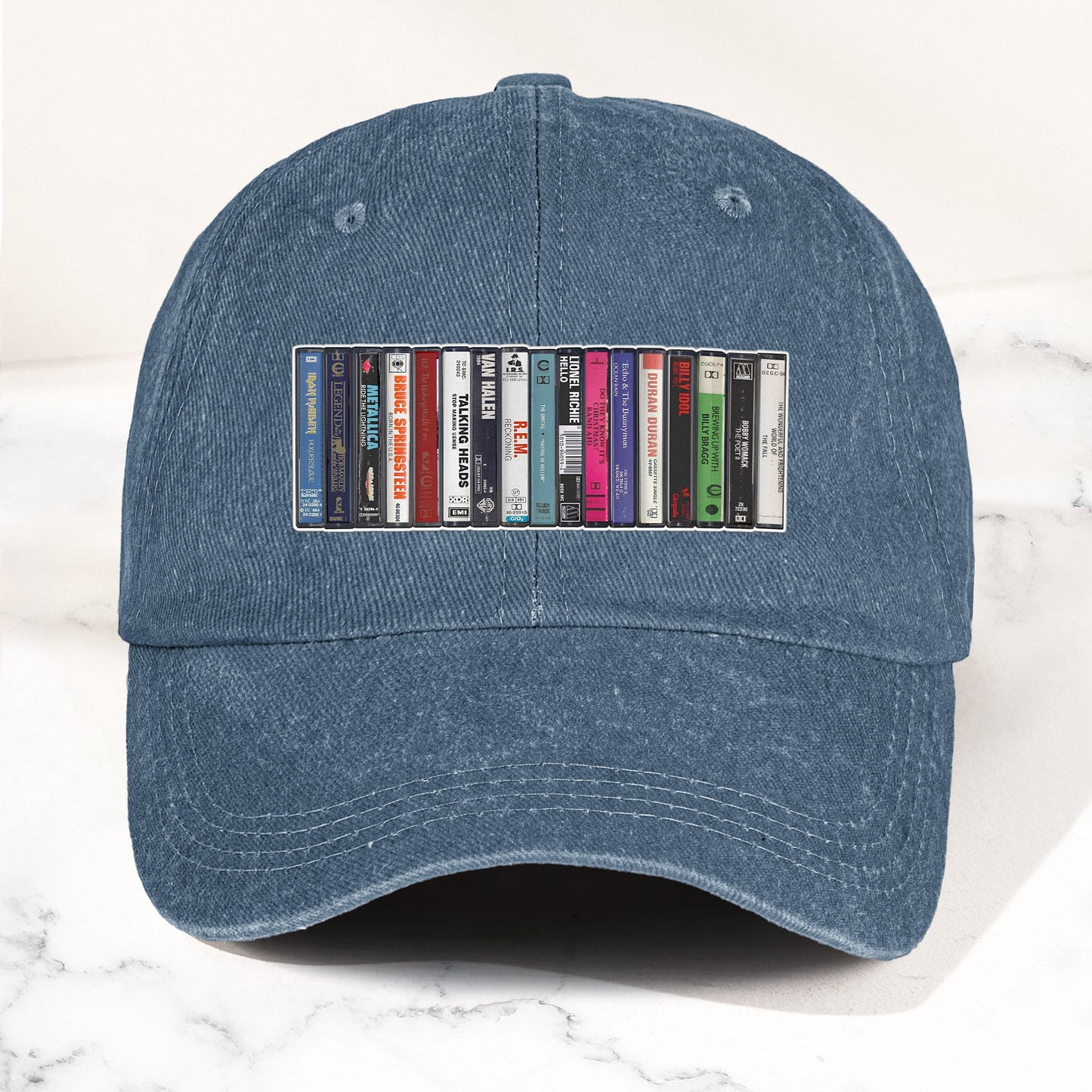 The Beatles Denim Dad Cap – Cassette Album Collection Vol.2 Design ( With BOX)