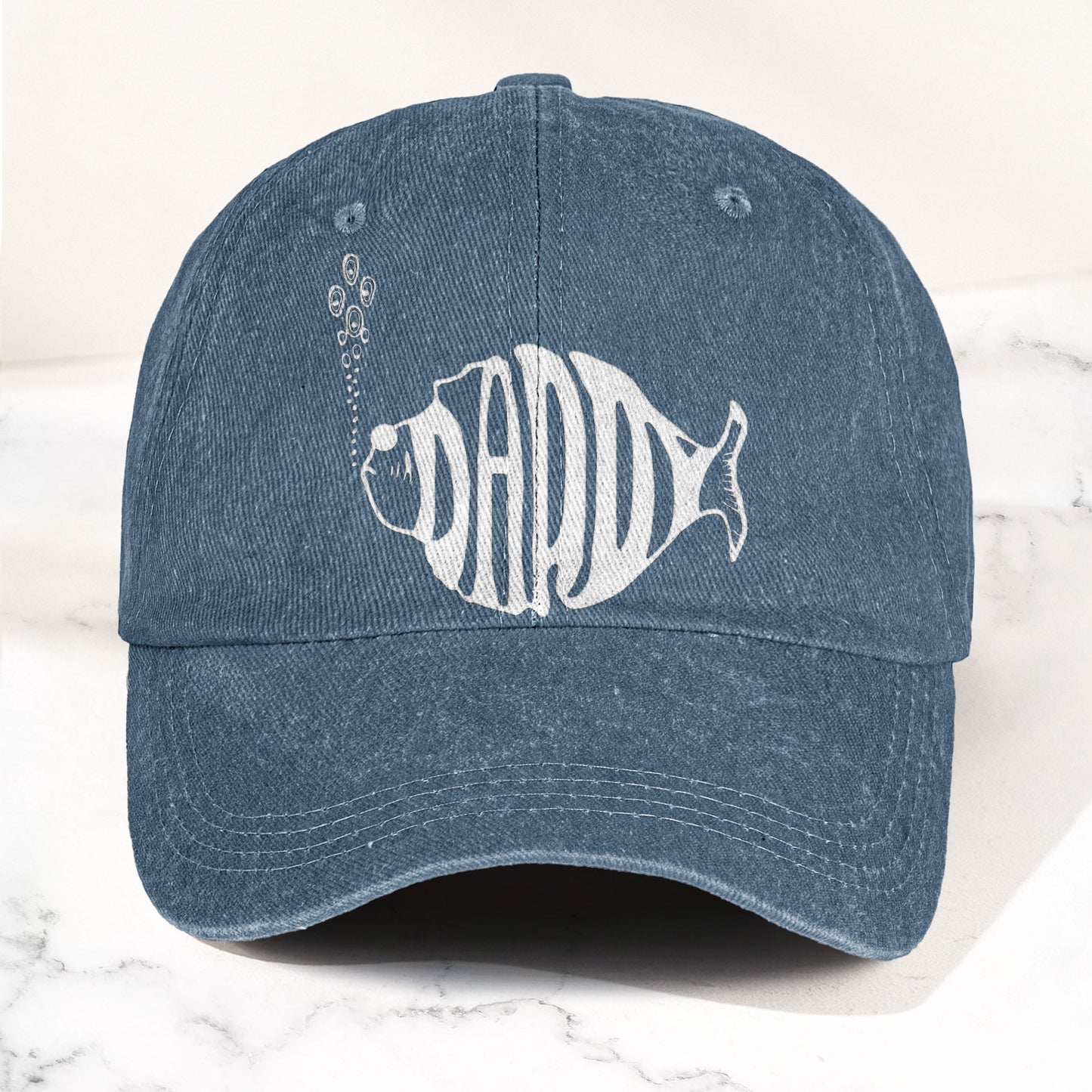 Phish Daddy Fish Logo Denim Cap – Retro Music Fan Concert Cap Gift For Dad Father's Day (With Box)
