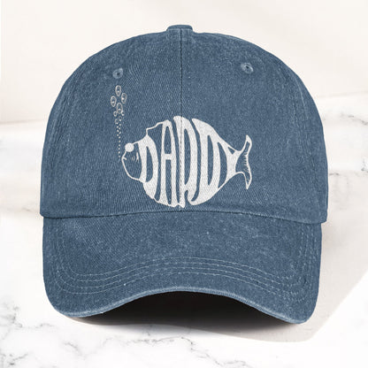 Phish Daddy Fish Logo Denim Cap – Retro Music Fan Concert Cap Gift For Dad Father's Day (With Box)