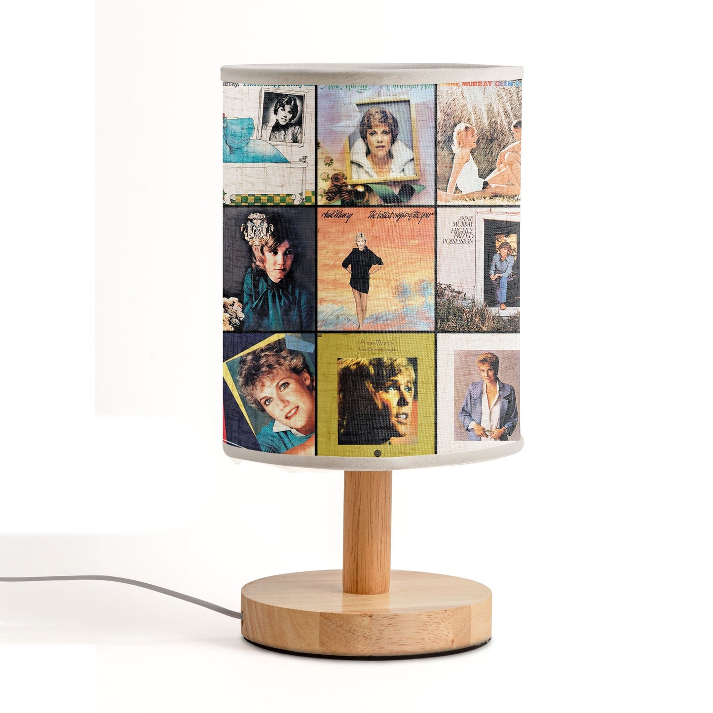 ?? Anne Murray Album Art Lamp – Gentle Light & Golden Melodies
