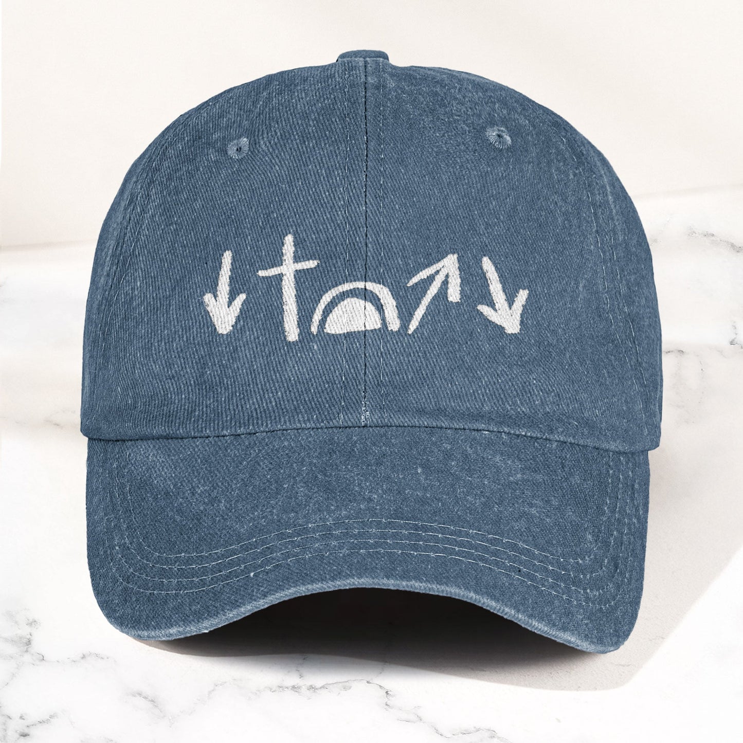 The Story Of Jesus Denim Cap – Vintage Dad Cap Gift For Dad (With Box)