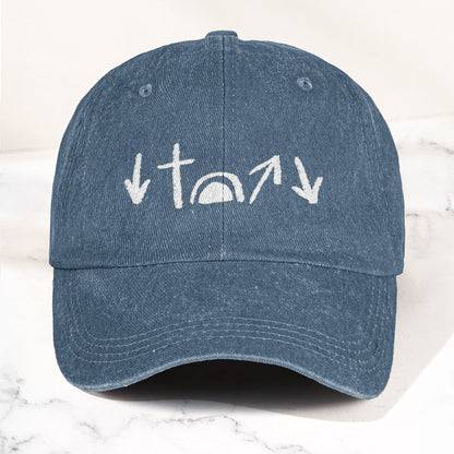 The Story Of Jesus Denim Cap – Vintage Dad Cap Gift For Dad (With Box)
