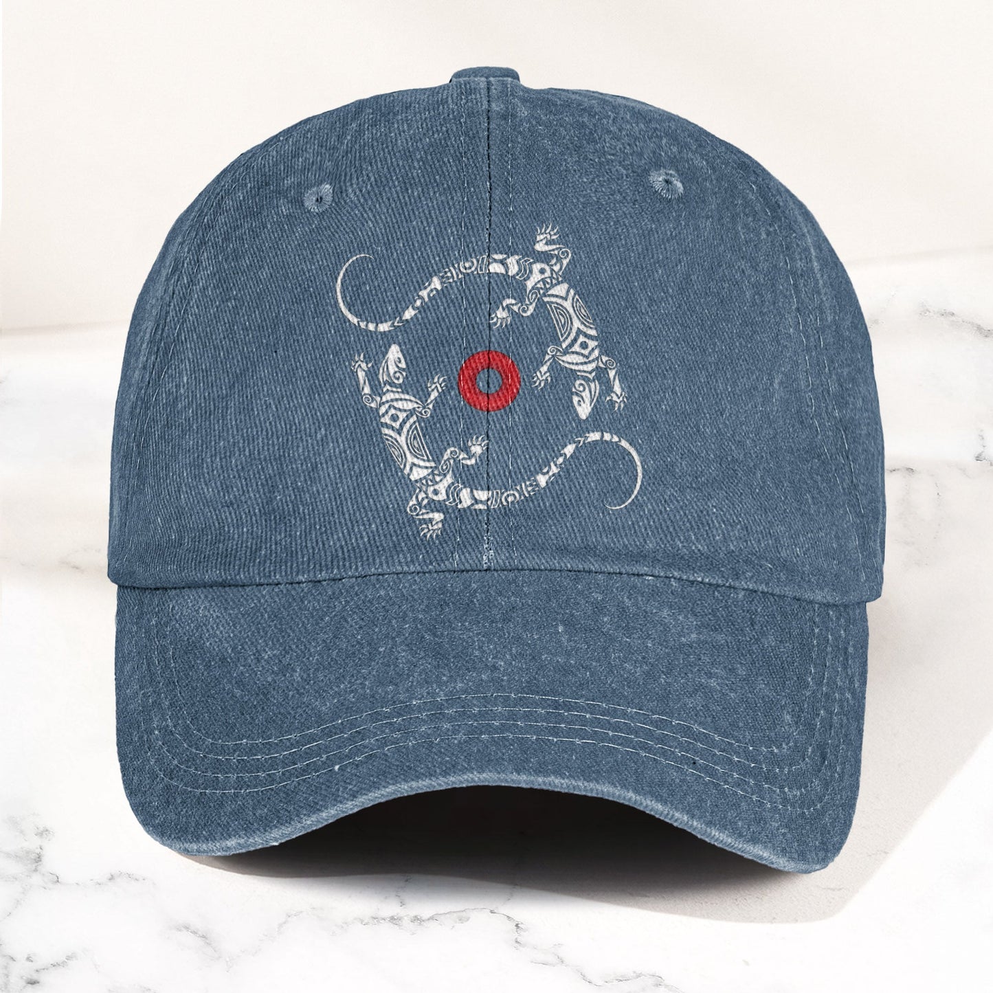 Phish Lizard Land of Lizards Racerback Denim Cap – Retro Music Fan Merch Cap Gift For Dad (With Box)
