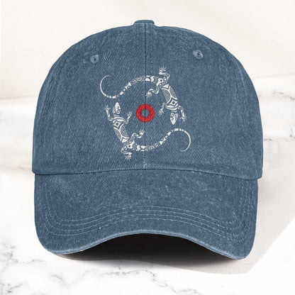 Phish Lizard Land of Lizards Racerback Denim Cap – Retro Music Fan Merch Cap Gift For Dad (With Box)