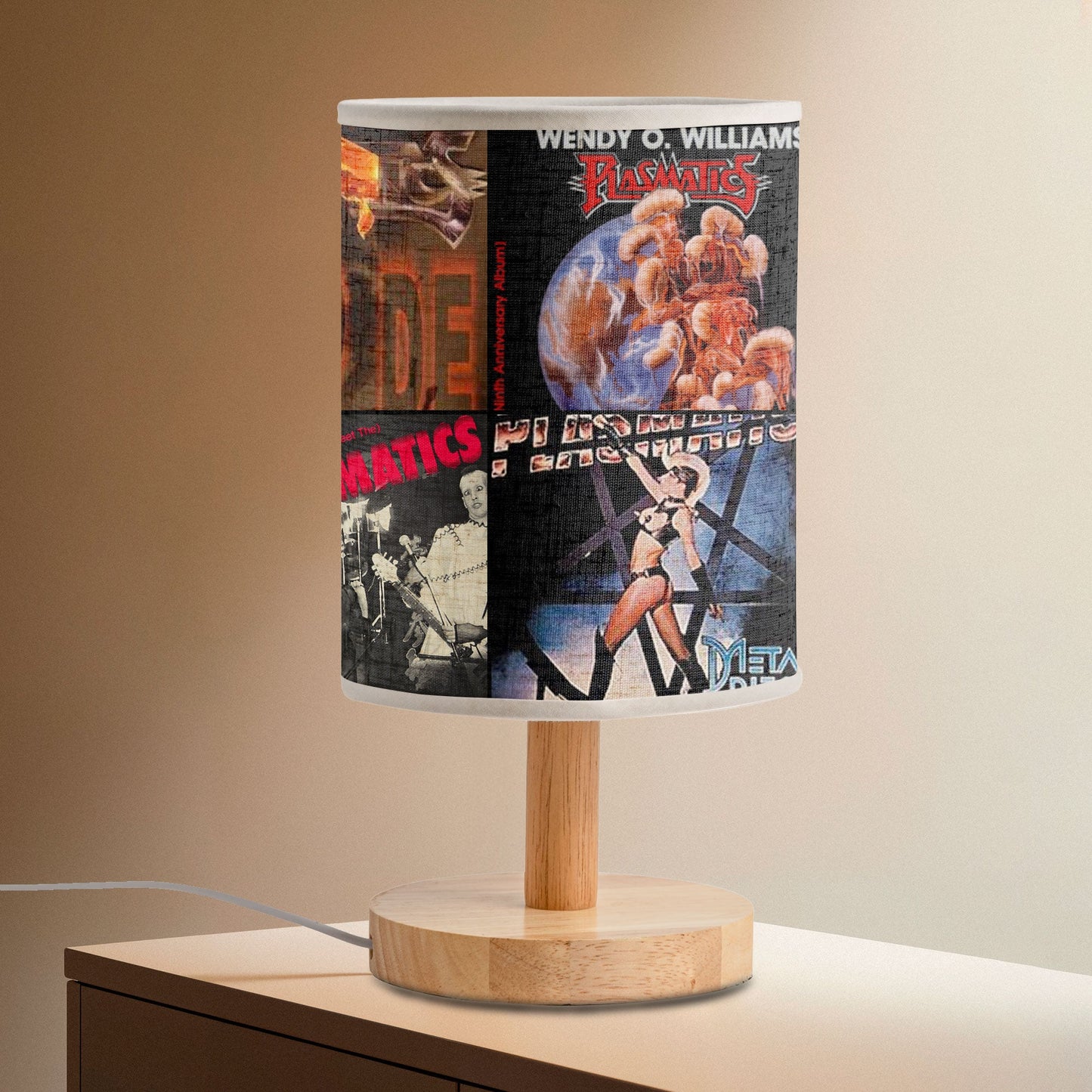 Plasmatics Album Cover Lamp – Punk Rock & Metal Nostalgia Decor