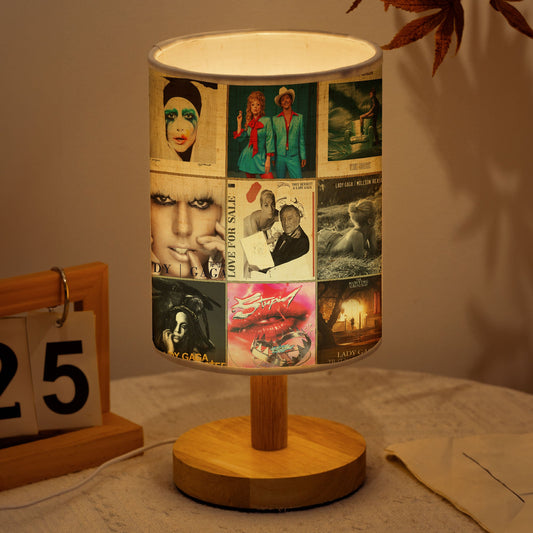 Lady Gaga Album Collage Lamp – Pop Icon Night Light for True Little Monsters