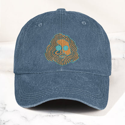 Grateful Dead Jerry Garcia Face Denim Cap – Vintage Music Grateful Dead Merch Gift for Dad (With Box)