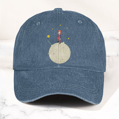Ziggy Stardust Denim Dad Cap – Retro David Bowie Merch Design (With BOX)