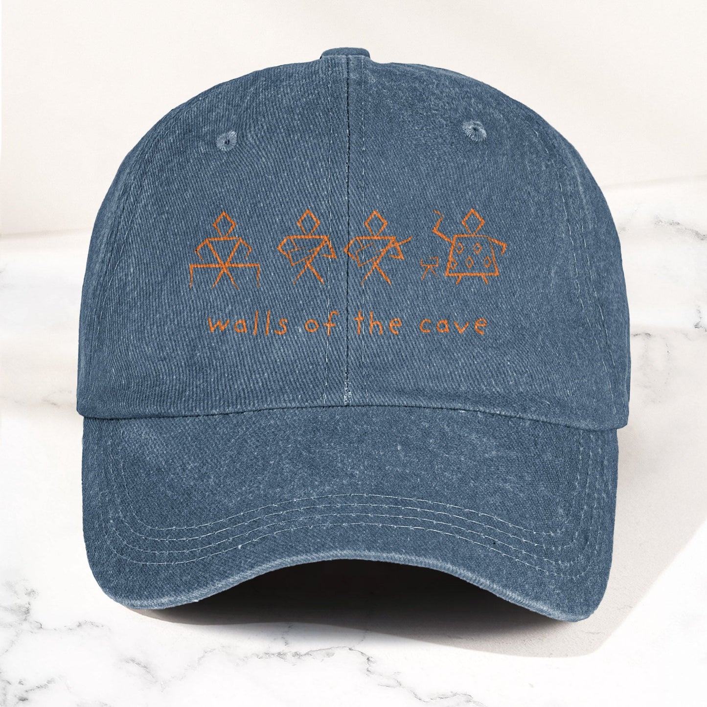 Phish Walls of the Cave Petroglpyh Denim Cap – Retro Music Phish Cap Gift For Dad (With Box)