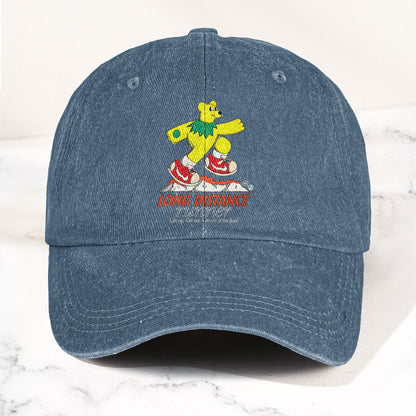 Long Distance Runner Denim Cap – Grateful Dead Merch Dad Hat (With Box)