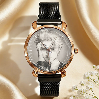 Madonna Vintage Portrait Watch – Classic Pop Star Design Available