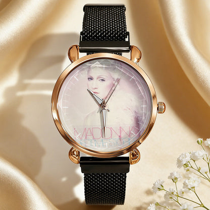 Madonna Vintage Portrait Watch – Classic Pop Star Design Available